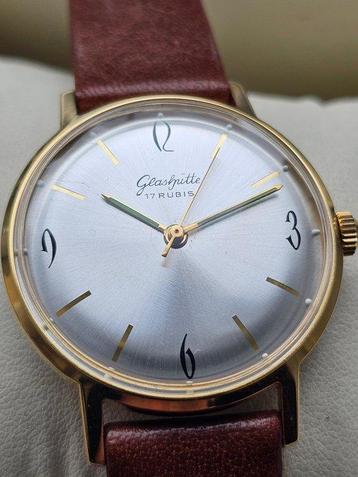 GUB Glashütte - 17 Rubis - Zonder Minimumprijs - 026888 - beschikbaar voor biedingen