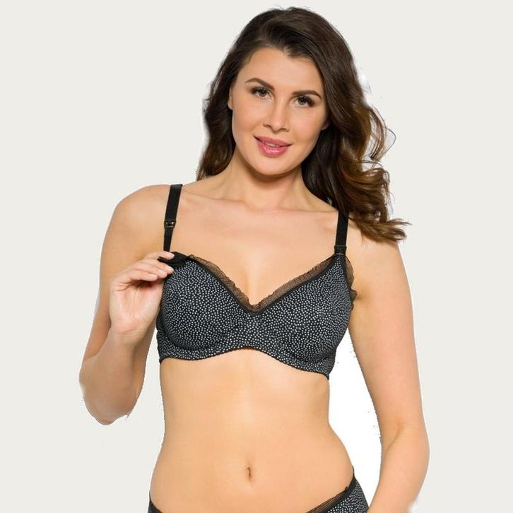 BB (Benefit) Zwangerschapsbh / Voedingsbh Mama Dots Zwart, Kleding | Dames, Ondergoed en Lingerie