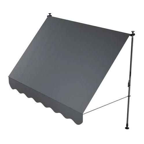 Klemluifel Kapstadt - 250x120 cm - Grijs, Tuin en Terras, Zonneschermen, Nieuw, Verzenden