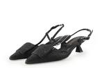 Lodi Slingbacks in maat 40 Zwart, Verzenden, Zwart, Zo goed als nieuw, Lodi