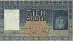 Bankbiljet 10 gulden 1933 De Grijsaard Zeer Fraai, Postzegels en Munten, Bankbiljetten | Nederland, Verzenden
