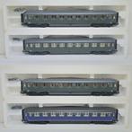 Roco H0 - 44294/44385 - Modeltrein personenwagen (4) - Plan, Nieuw