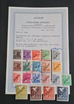Berlijn 1948 - Compleet zwartafdruk attest Schlegel voor, Postzegels en Munten, Gestempeld