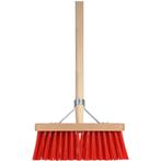 Talen Tools Bezem 28 cm met Steel - Perfect voor Buiten e..., Huis en Inrichting, Schoonmaakartikelen, Ophalen of Verzenden