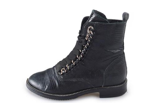 Omoda Veterboots in maat 36 Zwart | 10% extra korting, Kleding | Dames, Schoenen, Zwart, Zo goed als nieuw, Overige typen, Verzenden