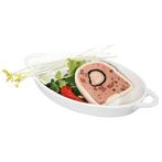 Hendi Ovale Tapas Serveerschaal met grepen | 6 stuks, Verzenden