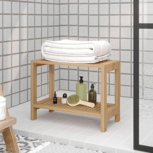 vidaXL Badkamertafel 60x30x45 cm massief teakhout, Huis en Inrichting, Badkamer | Badtextiel en Accessoires, Bruin, Nieuw, Verzenden