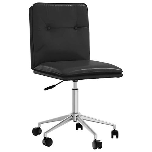 vidaXL Eetkamerstoel kunstleer zwart, Huis en Inrichting, Stoelen, Zwart, Nieuw, Verzenden