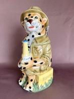 Kroes - Beperkte oplage handgeschilderde Jaguar bierpul 1176, Antiek en Kunst, Antiek | Glas en Kristal