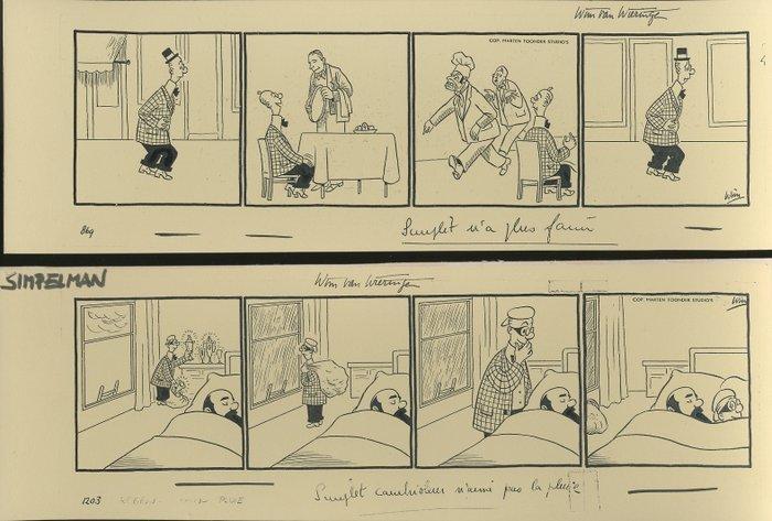 Van Wieringen, Wim (Marten Toonder Studios) - 2 Originele, Boeken, Stripboeken