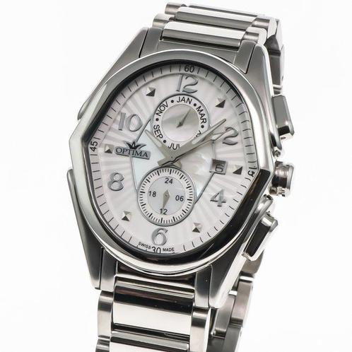 Optima - Swiss Multifunction - OSC272-SS-7 - Zonder, Sieraden, Tassen en Uiterlijk, Horloges | Heren