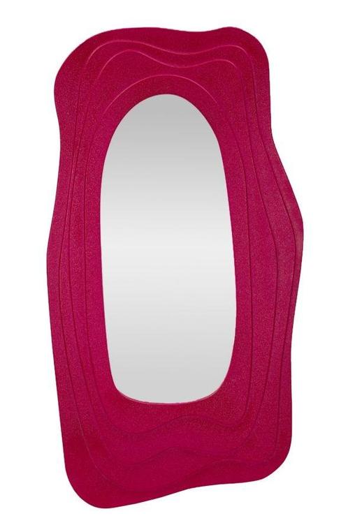 WANDSPIEGEL DAFNE FUXIA CM 90X4X165, Huis en Inrichting, Woonaccessoires | Spiegels, Ophalen of Verzenden