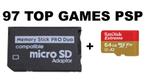 Micro SD met 60 toptitels voor PSP, Spelcomputers en Games, Nieuw