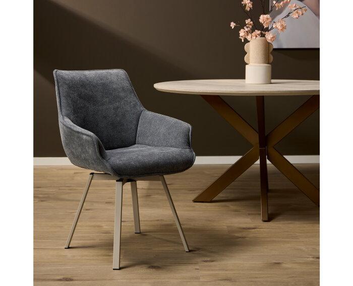 Eetkamerstoel Mees | Antraciet, Huis en Inrichting, Stoelen, Nieuw, Ophalen of Verzenden