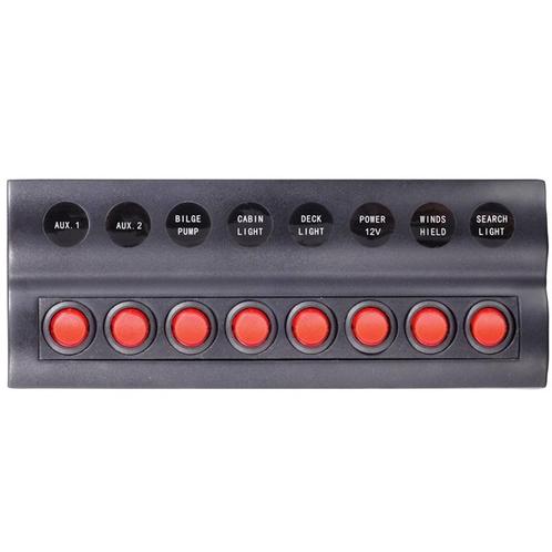 Schakelpaneel 12V 8 Schakelaars Auto Fuse, Watersport en Boten, Bootonderdelen, Nieuw, Zeilboot of Motorboot, Ophalen of Verzenden