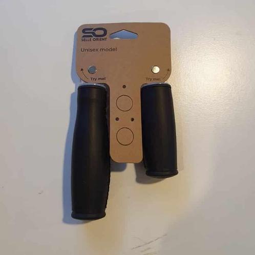 Handvatten lederlook zwart kort lang, Fietsen en Brommers, Fietsonderdelen, Nieuw, Verzenden