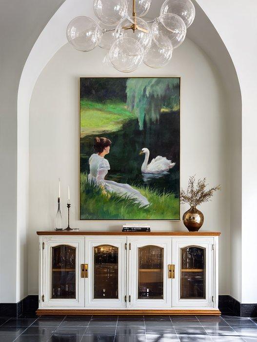 E. García - EL CISNE MÁGICO XL (NO RESERVE), Antiek en Kunst, Kunst | Schilderijen | Modern