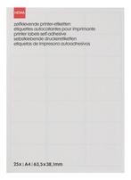 HEMA Printer-etiketten A4 - 25 vel, Verzenden, Nieuw