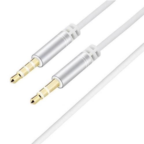 All-Ride Hoofdtelefoonsnoer - 1.2m - Vergulde Connectoren..., Audio, Tv en Foto, Audiokabels en Televisiekabels, Nieuw, Ophalen of Verzenden