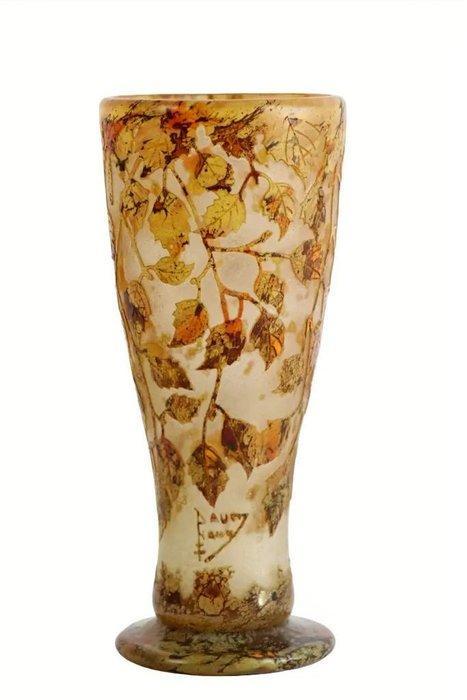 Signé a la croix de Lorraine - DAUM NANCY - Vaas -, Antiek en Kunst, Antiek | Glas en Kristal