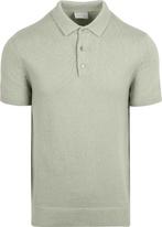 Suitable Heavy Knitted Polo Raw Lichtgroen maat L Heren, Maat 52/54 (L), Verzenden, Nieuw, Suitable