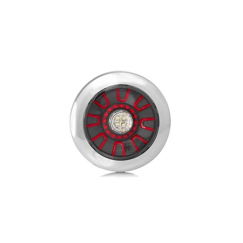 Fristom FT-314 LED Achterlicht 3-Functies Chrome Bajonet, Auto-onderdelen, Verlichting, Nieuw, Ophalen of Verzenden