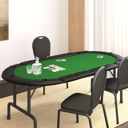 vidaXL Pokertafelblad voor 10 spelers inklapbaar 208x106x3, Huis en Inrichting, Tafelonderdelen, Nieuw, Verzenden