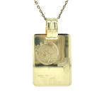 Gouden ajax hanger 14 karaat, Sieraden, Tassen en Uiterlijk, Verzenden, Zo goed als nieuw, Goud, Goud