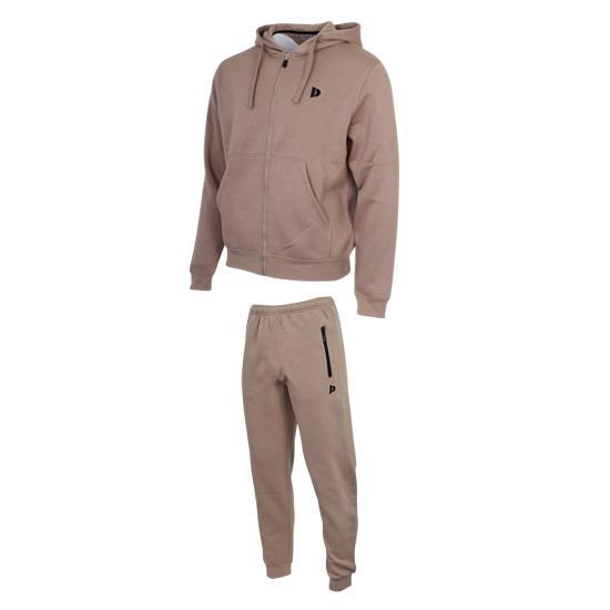 Donnay Donnay Heren - Joggingsuit Liam - Taupe Grey, Kleding | Heren, Broeken en Pantalons, Nieuw, Verzenden