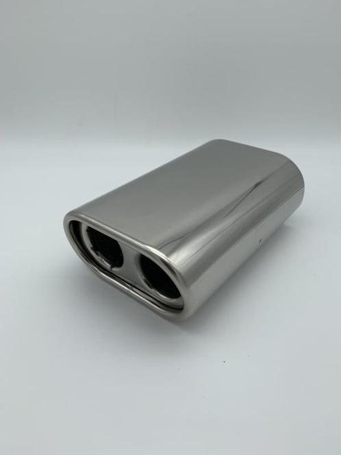 RVS rechthoek uitlaat sierstuk 13 X 7,5 cm, Auto-onderdelen, Uitlaatsystemen, Nieuw, Ophalen of Verzenden