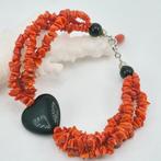 Bloedkoraal - Zilver - Armband - CORALLO MEDITERRANEO