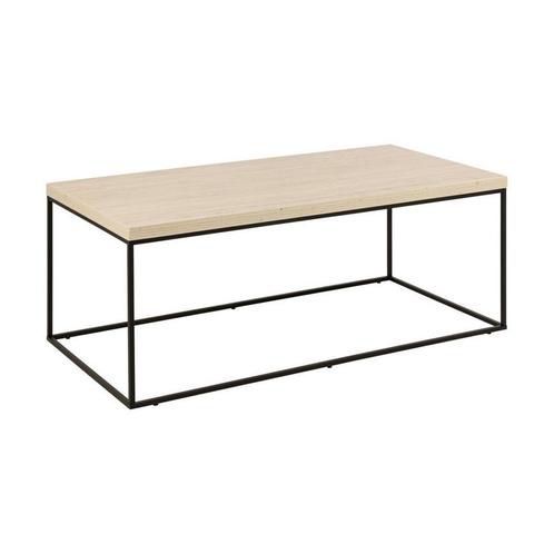 *WOONWINKEL* Salontafel Beige Travertin Look 110x55 Cm, Huis en Inrichting, Tafels | Salontafels, Nieuw, Verzenden