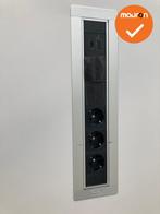 Gispen - Vergadertafel - 4-poots - 180x160cm - met zwart ond, Vergader- of Presentatieruimte, Ophalen of Verzenden, Gebruikt, Tafel