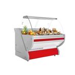 GGM Gastro | Koeltoonbank - 1300mm - met verlichting - Rood, Zakelijke goederen, Horeca | Meubilair en Inrichting, Verzenden, Nieuw in verpakking