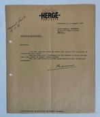 Casterman - Tintin - Lettre de Hergé - 1938 - Signée, Boeken, Nieuw