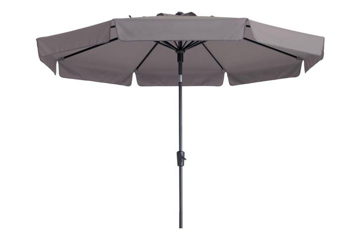 Madison stokparasol Flores luxe Taupe 300 cm., Tuin en Terras, Parasols, Stokparasol, Nieuw, Kantelbaar, Verzenden