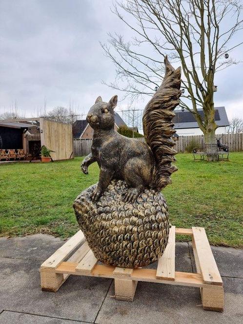 Beeld, XL Squirrel - 96 cm - Hars, Antiek en Kunst, Curiosa en Brocante