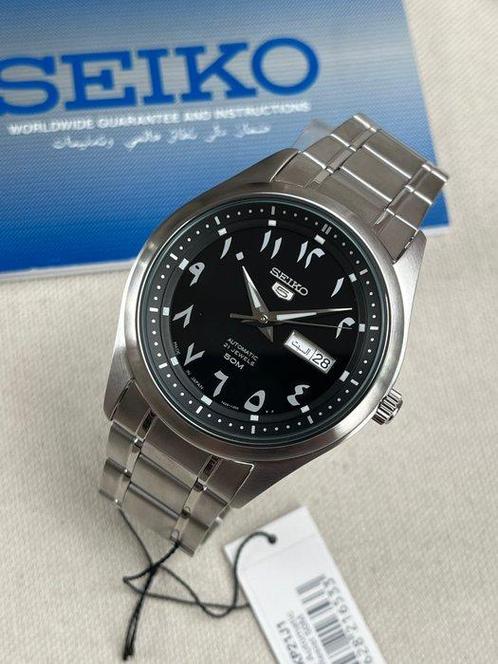 Seiko - 5 - Automatic Day Date Arabic Dial - Seiko 5 -, Sieraden, Tassen en Uiterlijk, Horloges | Heren