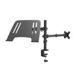 Audizio CMA10L monitor arm met laptopstandaard - Universele, Verzenden, Nieuw, Audizio