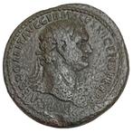 Romeinse Rijk. Domitianus (81-96 n.Chr.). Sestertius Rome, Postzegels en Munten, Munten | Europa | Niet-Euromunten