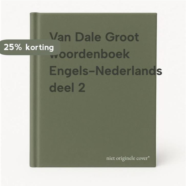 Van Dale Groot woordenboek Engels-Nederlands deel 2, Boeken, Woordenboeken, Gelezen, Verzenden