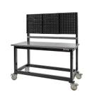 Werkbank op wielen met 160 x 70 cm. metalen blad., Ophalen of Verzenden, Nieuw
