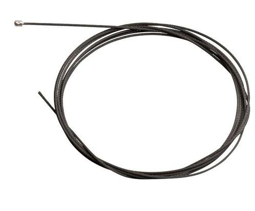 Zwarte Staalkabel met eindstop 1.2mm dik en 5 meter lang, Doe-het-zelf en Verbouw, IJzerwaren en Bevestigingsmiddelen, Verzenden