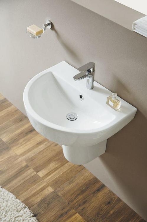 Fold wastafel 60x45 wit, Doe-het-zelf en Verbouw, Sanitair, Nieuw, Verzenden