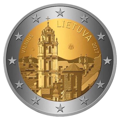 Litouwen 2 Euro Vilnius 2017, Postzegels en Munten, Munten | Europa | Euromunten, Verzenden
