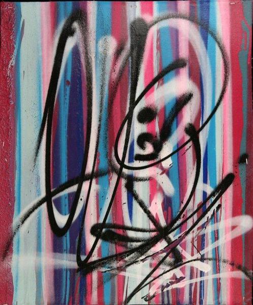 Quik (1958) - Peinture sur toile non tendue (collection, Antiek en Kunst, Kunst | Schilderijen | Modern
