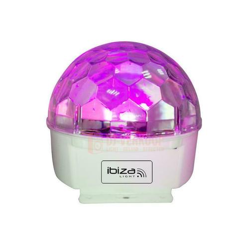 Ibiza Light ASTRO-9C-RC - 9-Kleurige Astro (RGBWAGPOP) LED, Muziek en Instrumenten, Licht en Laser, Discobol, Nieuw, Geluidgestuurd