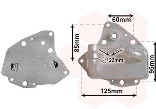 OLIEKOELER VOOR ALFA ROMEO MITO 955 2008-2018, Auto diversen, Auto-accessoires, Nieuw, Ophalen of Verzenden