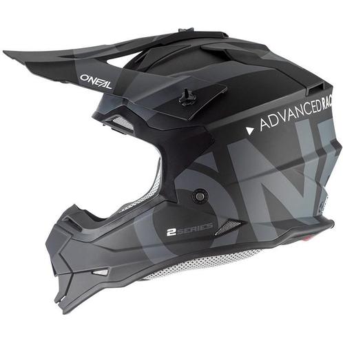 Crosshelm Oneal 2 Series Slick Zwart / Grijs - MAAT M / L, Motoren, Kleding | Motorhelmen, Nieuw met kaartje, Overige merken, Offroadhelm