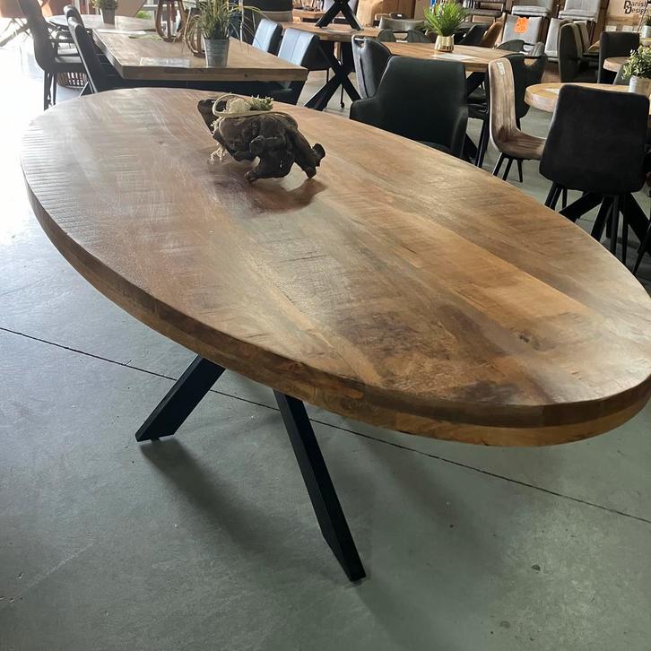 TAFEL OVALE en ROND  goedkoopste van NL + direct leverbaar, Huis en Inrichting, Tafels | Eettafels, 100 tot 150 cm, 200 cm of meer